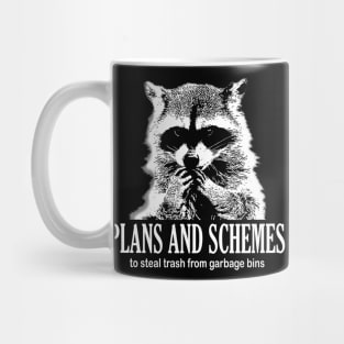 Plans and Schemes Raccoon Mug